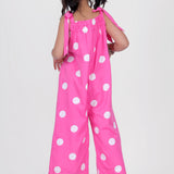 Elegant Polka Jumpsuit for Girls