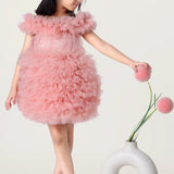 Peach Lemonade Ruffle Dress