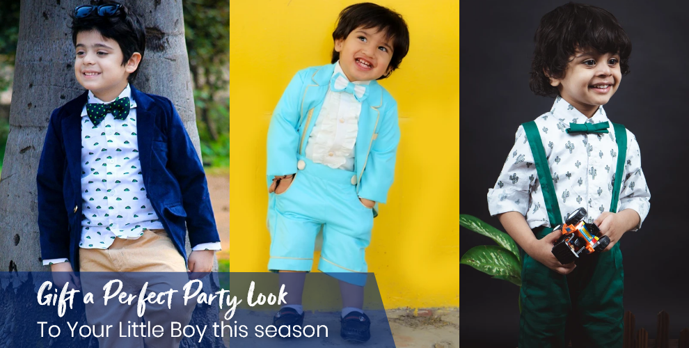 Gift a Perfect Party Look to Your Little Boy this season