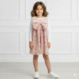 Blush Bunny Fur Dress