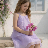 Lavender Bloom Layered Dress