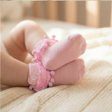Lace Twirl Pink Socks