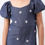 Crystal Dreams Denim Jumpsuit