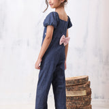Crystal Dreams Denim Jumpsuit