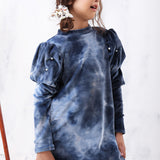 Ocean Mist Pearl Velvet Tunic Dress