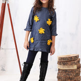 Denim Dreams Crochet Tunic Dress