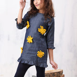 Denim Dreams Crochet Tunic Dress