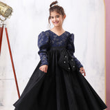 Midnight Grace Velvet Gown