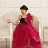 Berry Bow Love Evening Gown