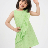 Schiffli Ruffle Dress