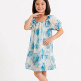 Floral Organza A-Line Dress
