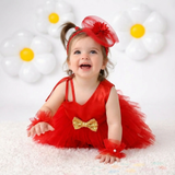 Ruby Radiance Frock Set