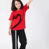 Frilled Heart Oversized Tee