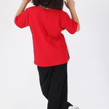 Frilled Heart Oversized Tee