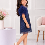 Moon Stone Ruffle Dress