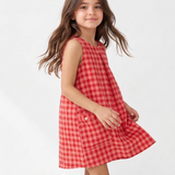 Red Gingham Pocket Dress