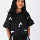 Bow Tie Oversized Tee