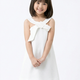 Cross Bow White dress