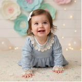 Tiny  Lace Cloud  Frock