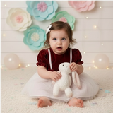 Tiny Maroon Mist Frock