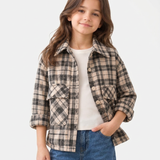 Black Check Shacket
