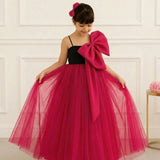 Berry Bow Love Evening Gown