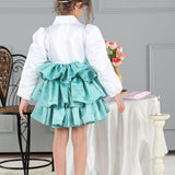 Tea Time Mint Frilly Dress