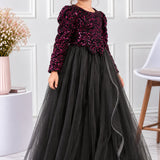 Pink Noir Velvet Gown