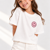 Smiley Patch Top