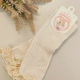 Lace Whimsy White Socks