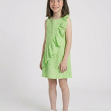 Schiffli Ruffle Dress