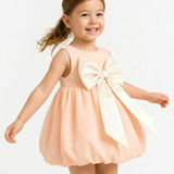 Rose Glow Balloon Dress