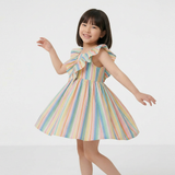 Striped Ruffle Dress