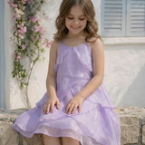 Lavender Bloom Layered Dress