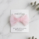 Pearl Glimmer Bow Clips