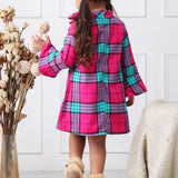 Berry Check Winter Tunic