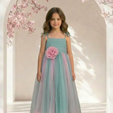 Sea Rose Flower Party Dress