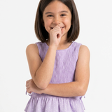 Polka Smocked Top