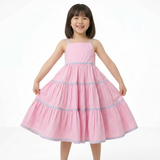 Zig Zag Lace Maxi Dress