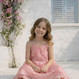 Rose Petal Layered Dress