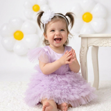 Lavender Fields Ruffled Dress