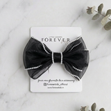 Pearl Glimmer Bow Clips