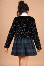 Load image into Gallery viewer, Velvet Sparkle Shrug

