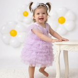 Lavender Fields Ruffled Dress