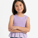 Polka Smocked Top