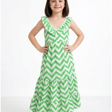Chevron Breeze Maxi Dress
