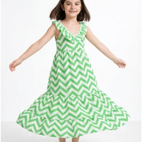 Chevron Breeze Maxi Dress