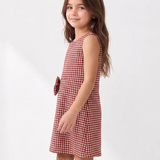 Cherry Classic Checks Bow Dress