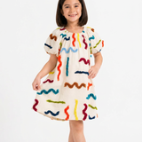 Tufted Flare Dress