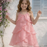 Rose Petal Layered Dress
